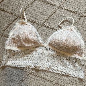 Victorias Secret White Bralette- Medium